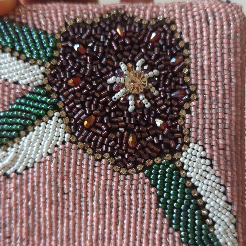 Anthropologie beaded clutch crossbody - Picture 7 of 13